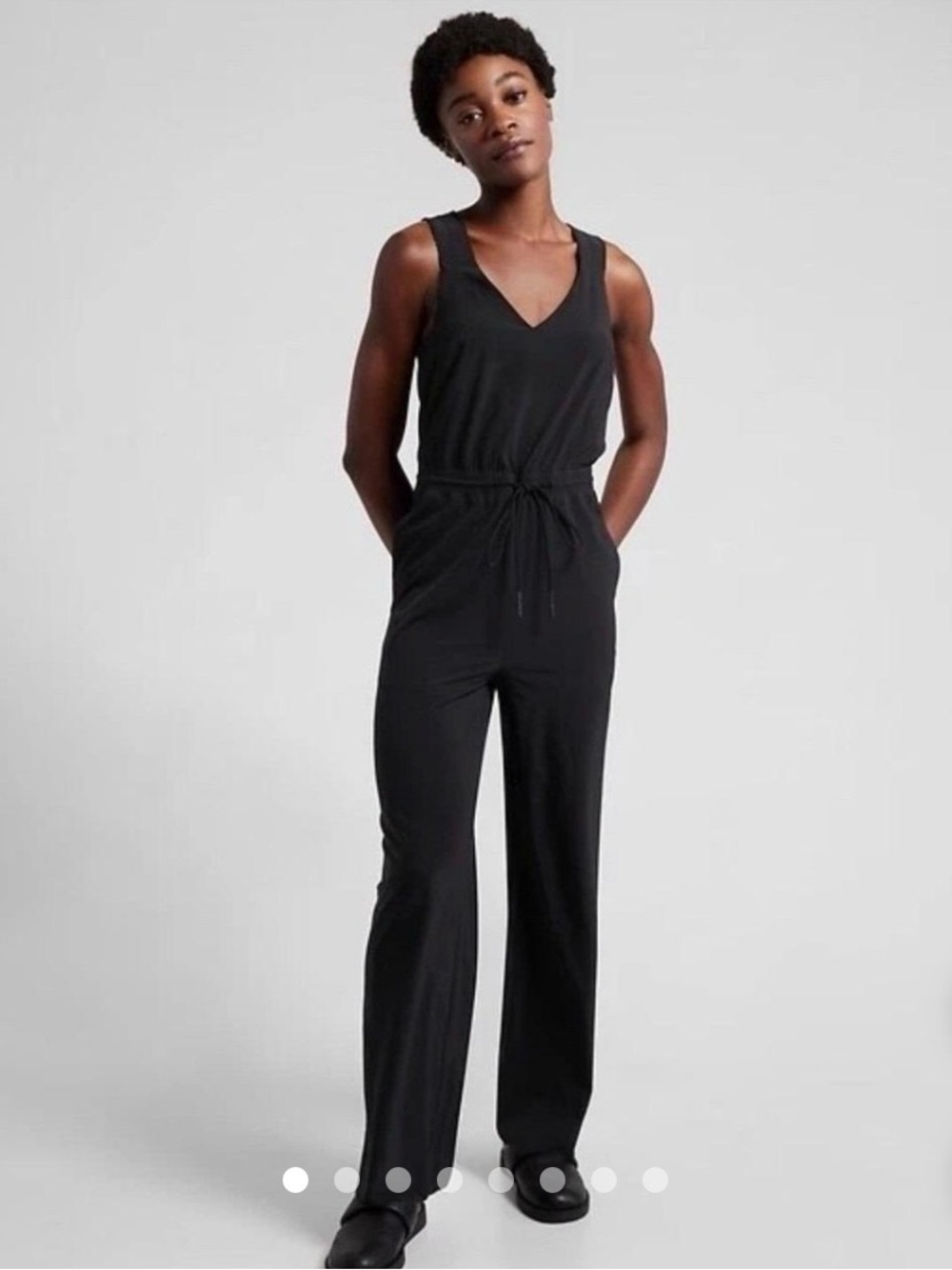 Athleta Savannah Jumpsuit Size 8 - Picture 1 of 7